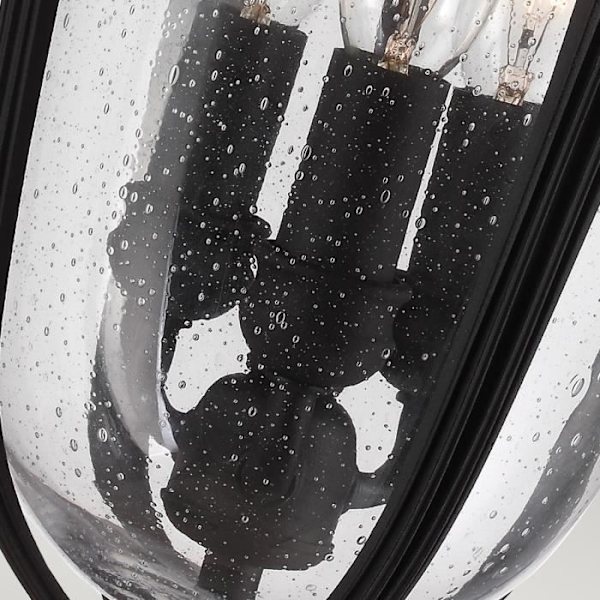 Loftlampe - Elstead - Engelsk Trosse - 3 pærer - Sort - IP23 svart