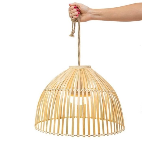 Nature MOOVERE udendørs pendel i rattan - New Garden - Reona - Genopladelig LED - 3 intensiteter Rotting