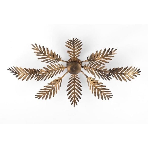 Onli FELCE Plafonnier semi-encastré med 6 ljus Feather med flera armar, brons