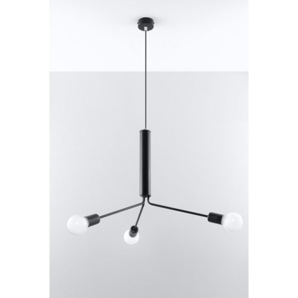 DUOMO 3D LED pendel - Sollux Lighting - Sort - Industriel - Loft - Multilights
