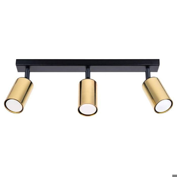 Sollux Lighting Winx 3 taklampa svart/guld