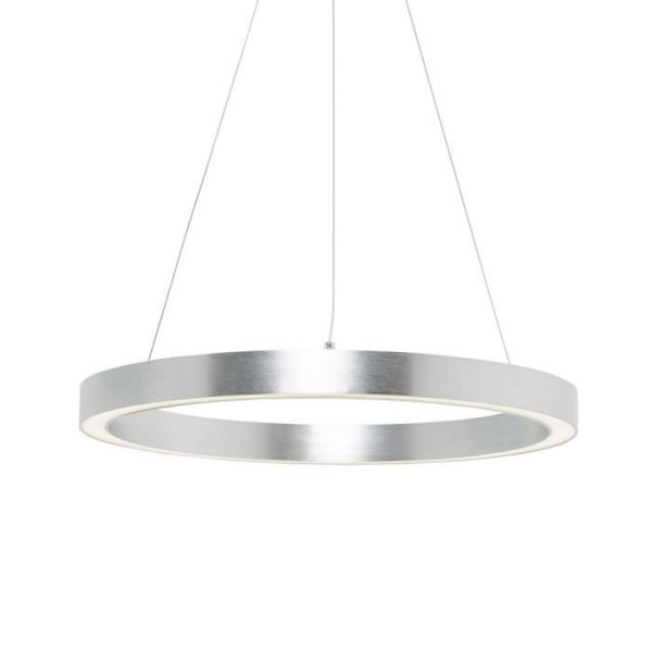 Zumaline CARLO Integreret LED-loftslampe, sølv, 4000K, 4000lm