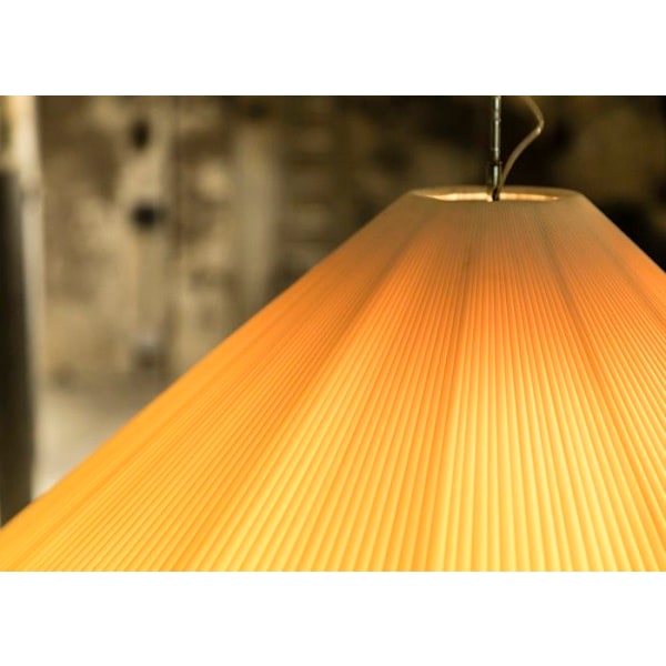 Hängande lampa - FARO - Rostgul - 70 cm - 3 glödlampor - Metall GRÅ