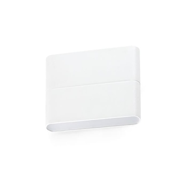 Aday 1 udendørs væglampe hvid 450 Lm (40W) Mørkegrå Hvid