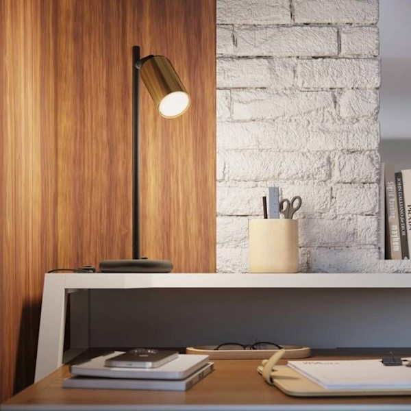 Sollux Lighting Winx 3 loftslampe svart/guld