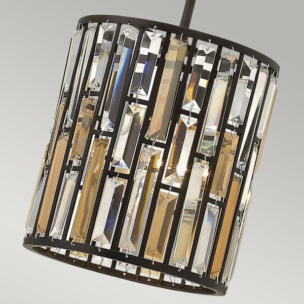 Mini taklampa - ELSTEAD LIGHTING - Gemma - Vintage brons - E27 - Dimbar