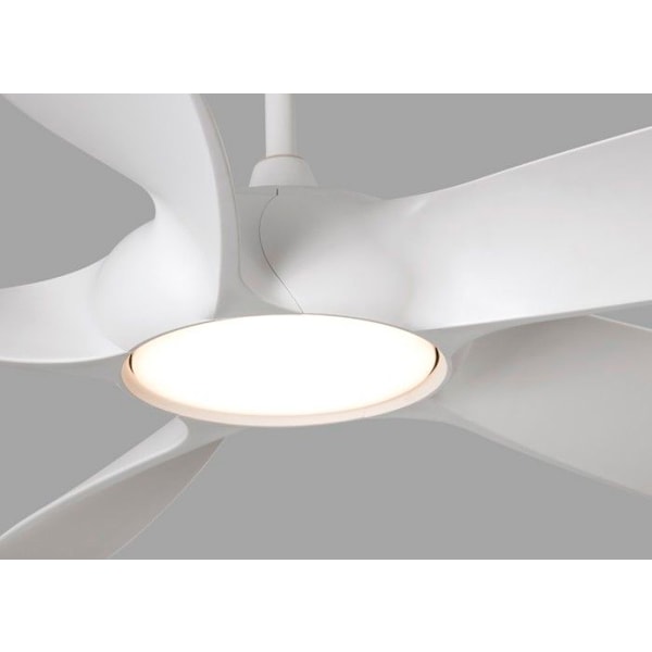 Loftsventilator - FARO - Cocos - 137 cm - DC motor - LED Varm hvid BLANCO