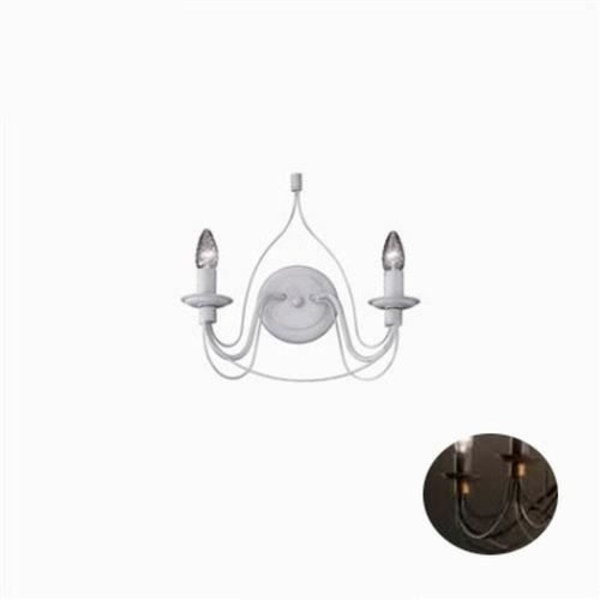 Ideal Lux CORTE AP2, Overflade, 2 pære(r), E14, IP20, Brun Brun