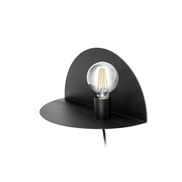 NIT - Hylla vägglampa Svart L40cm BRONSGULD