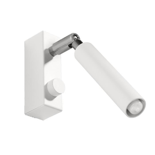 EYETECH 1 Modern Loft Design Væglampe til Soveværelse Stue Trapper Gang - Hvid