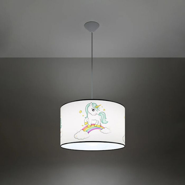 Sollux Lighting Unicorn 40 hængelampe vit/flerfärgad