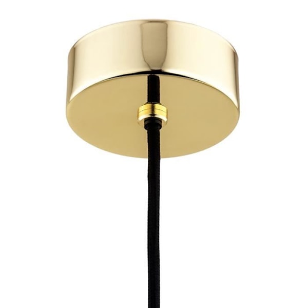 Loftlampe - Argon - PASADENA - Blank glans - Glas, messing og stål - Moderne design
