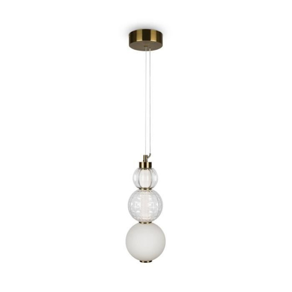 Maytoni Collar Modern LED-taklampa Integrerad Guld 3000K