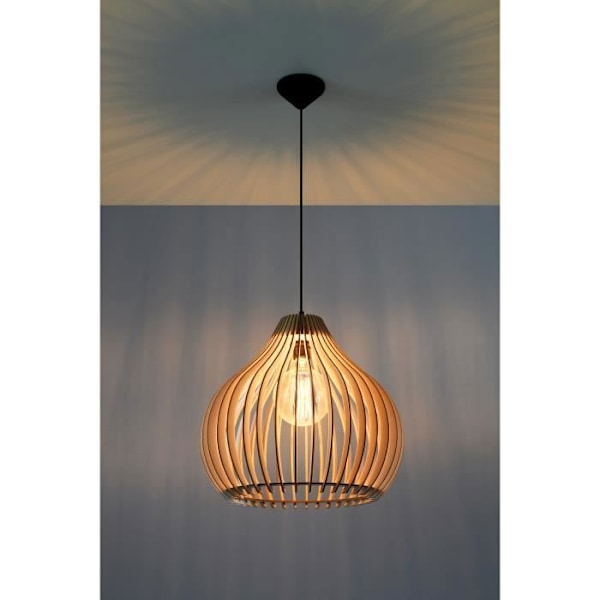 APRILLA E27 LED Pendellampa Modern Loft BOHO Design Korridor - Trä