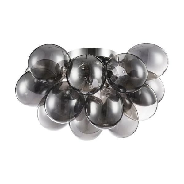 Maytoni Loftslampe 4 Lamper, Moderne, Kromfarvet Metal, Glas Loftslamper, Pærer Ekskl. 4*G9, 28W Nikkel