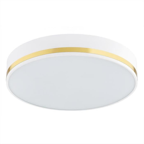 Plafonnier - Argon - AMORE - Hvid struktur - 2 lys - Moderne design