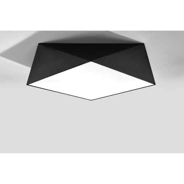 HEXA 45 Sort Moderne Loftslampe Indendørs Lampe til Soveværelse Stue E27