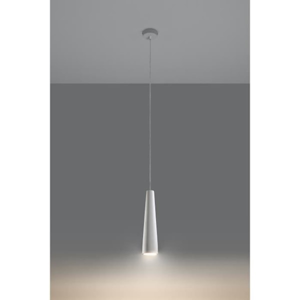 Keramisk taklampa ELECTRA GU10 Modern Vit SOLLUX
