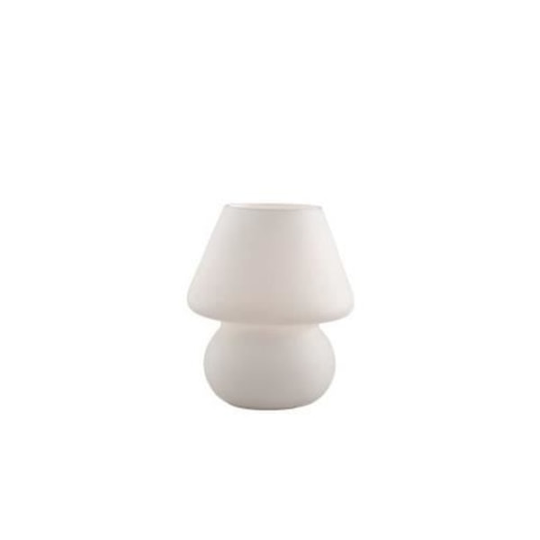 Ideal Lux PRATO TL1 SMALL, Hvid, Glas, Soveværelse, Børneværelse, Spisestue, Stue, IP20, II, E27 Hvid