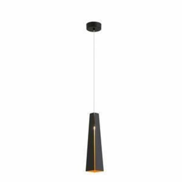 Svart/Guld Led 6W Pendelljus - Pluma - FARO Svart