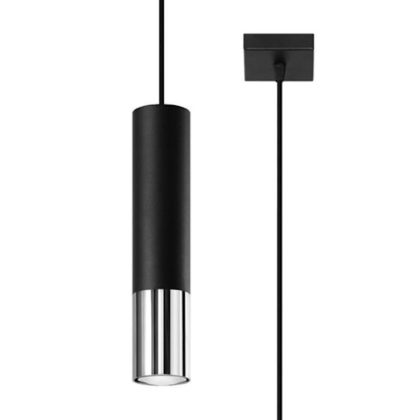 LOOPEZ 1 GU10 LED taklampa Modern Loft BOHO Design Corridor -Svart/koppar