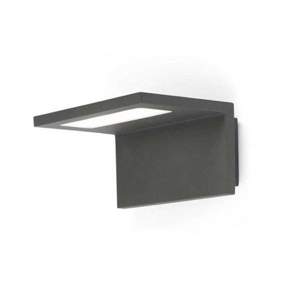 Vägglampa utomhus-ELE-Led 6W -Mörkgrå - FARO Mörkgrå