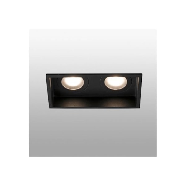 Infälld taklampa - FARO - HYDE - Svart - GU10 - IP44 Svart