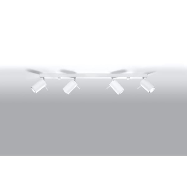Ring Taklampa 4L LED Spotlight Modern Loft Design för Sovrum Vardagsrum Trappa Korridor - Vit