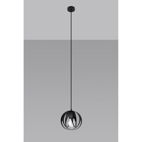 Sollux Lighting Tulos Sfärisk taklampa, svart, 1x E27