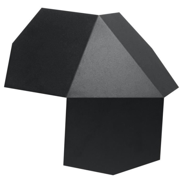 Moderne LED væglampe TRE - SOLLUX - Sort - 2 G9 pærer - 40W