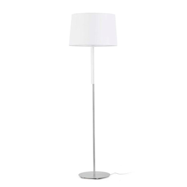 Gulvlampe - FARO - VOLTA - E27 20W - Hvid - Metal - Indendørs BLANCO