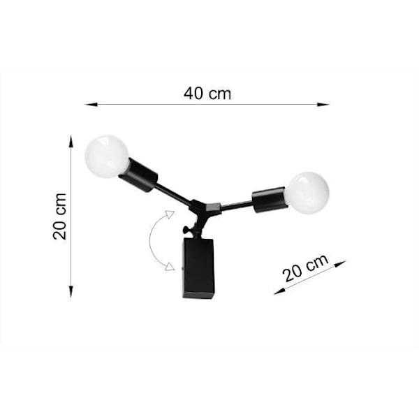 ANTARES G9 E27 LED Vägglampa Modern Loft Design för sovrum Vardagsrum Trappor Korridor - VIT