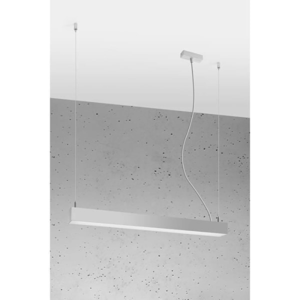 Sollux PINNE Suspension Bar Lige Lineær LED 65cm Integreret Lysegrå 3000K