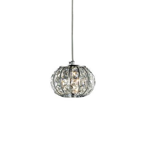 Ideal Lux Calypso SP1, Overflade, Krom, Krom, Metal, Krystal, Soveværelse, Spisestue, Stue, Kontor, IP20 Krom
