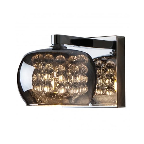 Vägglampa - ARIAN - 1L - Stål - Glas - Modern Stil