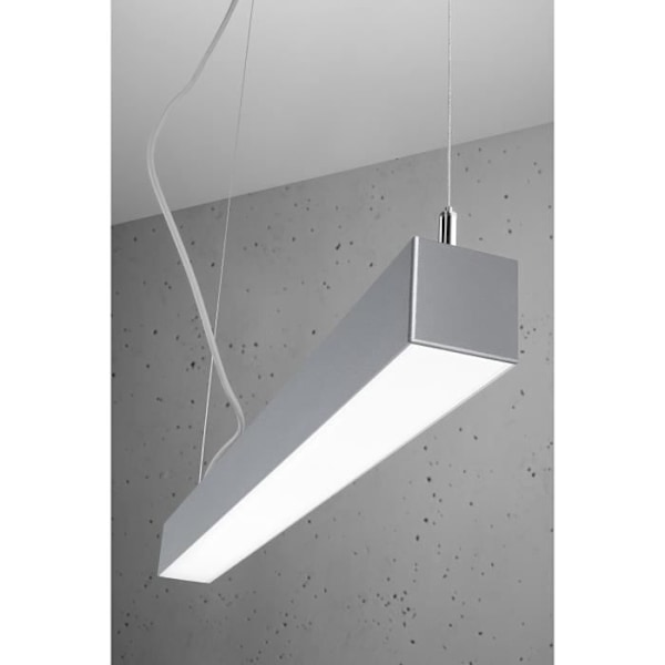 Sollux PINNE Suspension Bar Lige Lineær LED 115cm Integreret Lysegrå 4000K