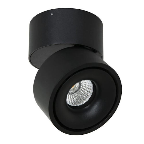 Sienna Fes BlackDownlight overflademonteret mat sort