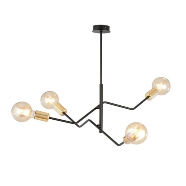 Emibig BOLT Bolt Black Contemporary Semi Taklampa 4x E27