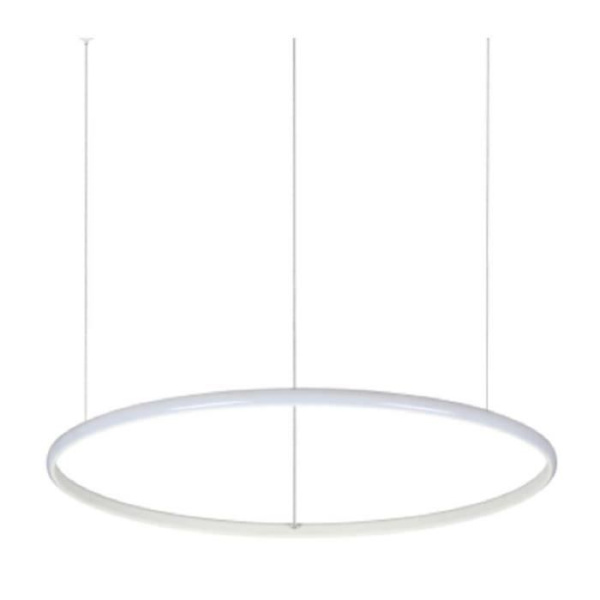 Ideal lux Hänglampa mod. HULAHOOP SP D060 VIT RING led 30W 258775