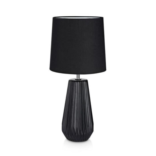 Lampe - Markslöjd - Nicci - Noir - Keramik - Stof - E14 Sort