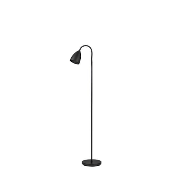 Trotsig Lampadaire Task Noir Plat, Strömbrytare På Sladd 1x GU10