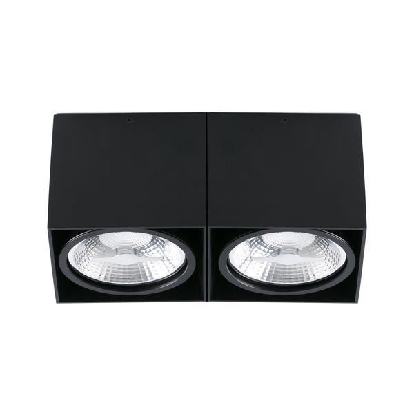 Plafonnier - FARO - TECTO - 2 x AR111 50W - Svart - Modern Design - Inredning BLANCO