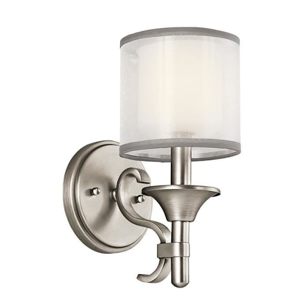 Vägglampa - Elstead - Lacey - Antik tenn - E14 - Etnisk - 60W