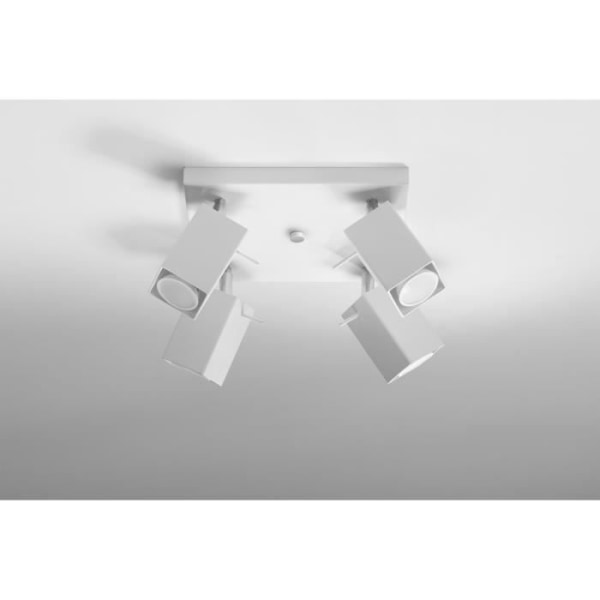 Taklampa MERIDA 4 GU10 Modern White Steel SOLLUX