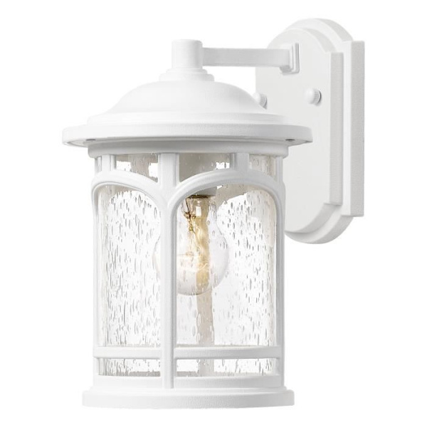 Elstead Marblehead - Medium 1 Light Outdoor Wall Lantern, Vit, IP44, E27