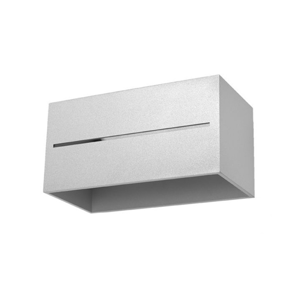 LOBO MAXI væglampe - Sollux Lighting - Grå - Aluminium - 2 lys - G9 grå