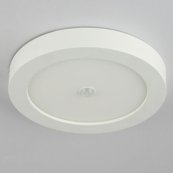 LED bygningspanel, bevægelsessensor, 1600, varm hvid, D 22,6 cm, PAULA