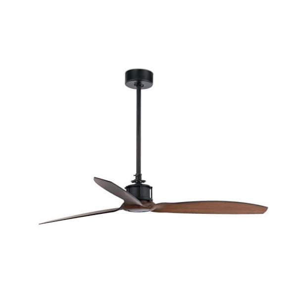 Faro JUST svart takfläkt i trä med Smart DC-motor - Fjärrkontroll ingår