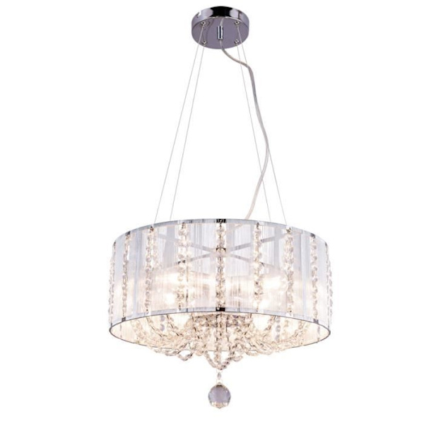 Hänglampa - Design - Krom - K5 Kristaller - Diameter 40 cm - E14