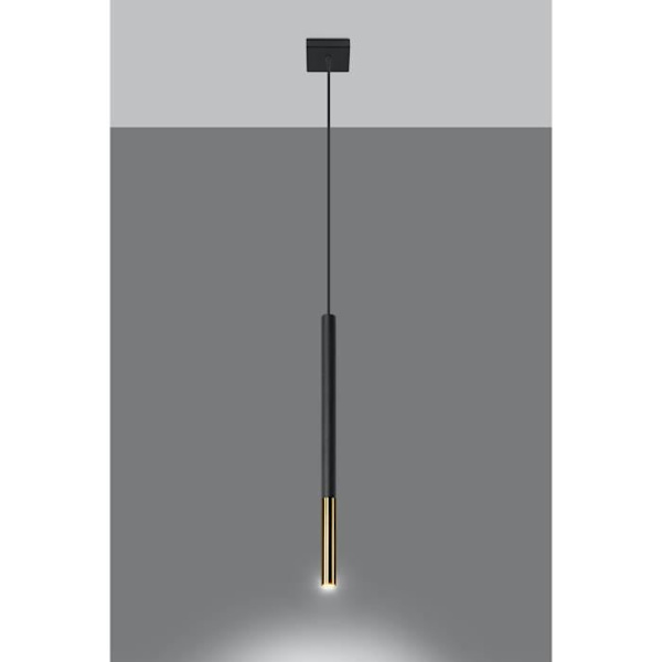 MOZAICA 1 G9 LED Pendellampa Modern Loft BOHO Design Corridor -Svart/Guld
